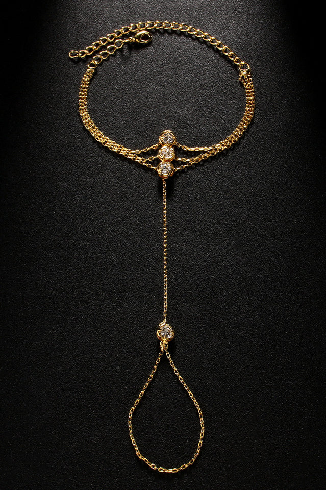 Diamond Cascade Hand Chain