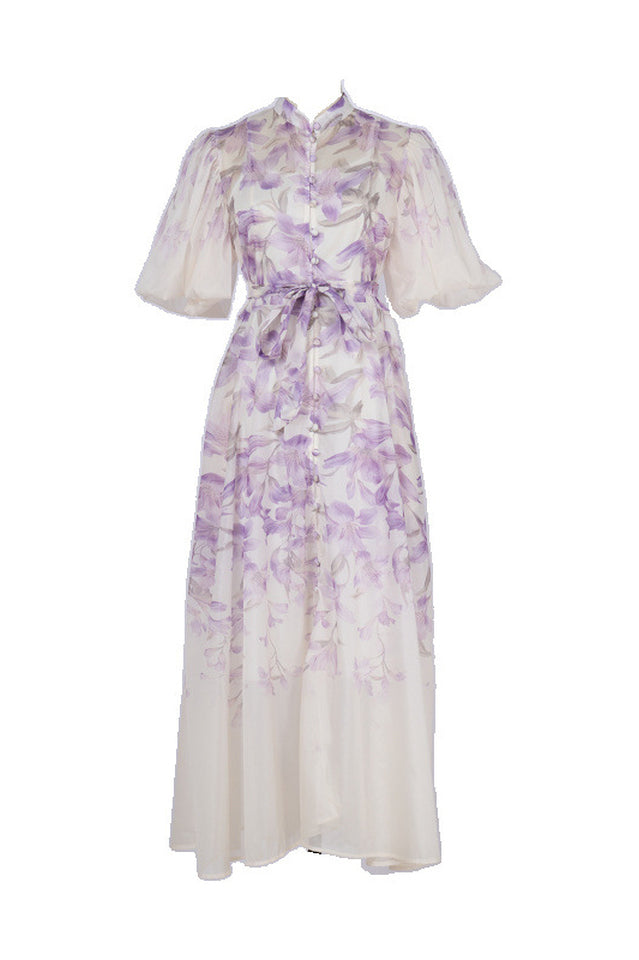 Denise Floral Print Midi Dress