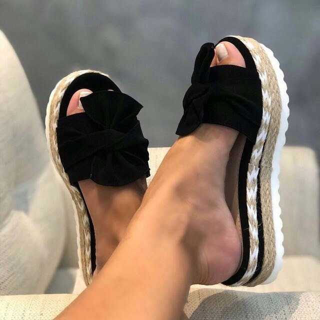 Nina | Women's Woven Wedge Sandals
