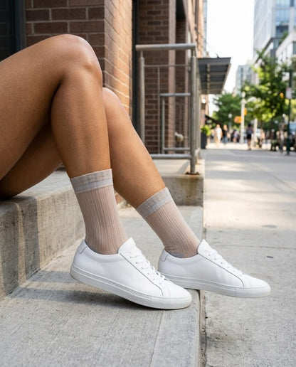 Soft Horizon Sheer Socks