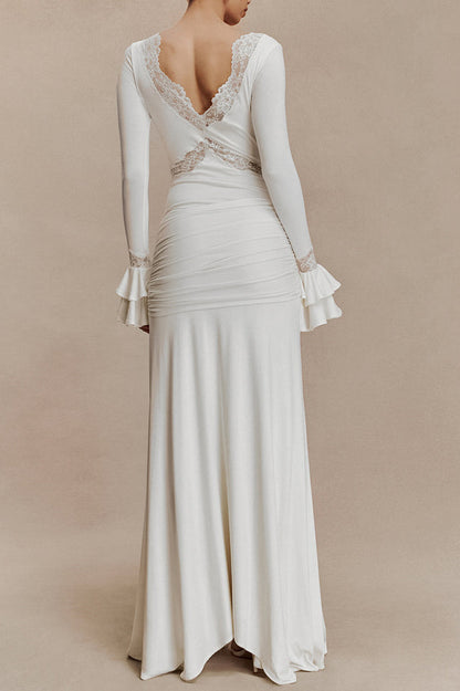 Electra Slinky Lace Maxi Dress