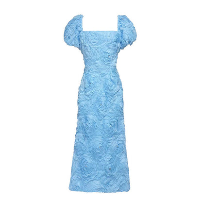 Molly Floral Applique Midi Dress