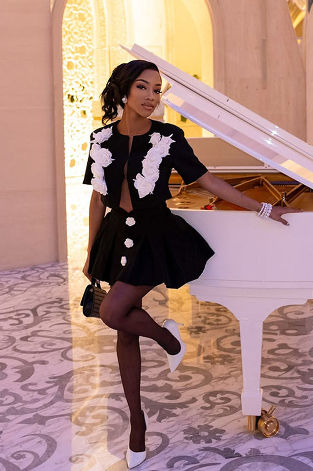 Selena Rose Embellished Set