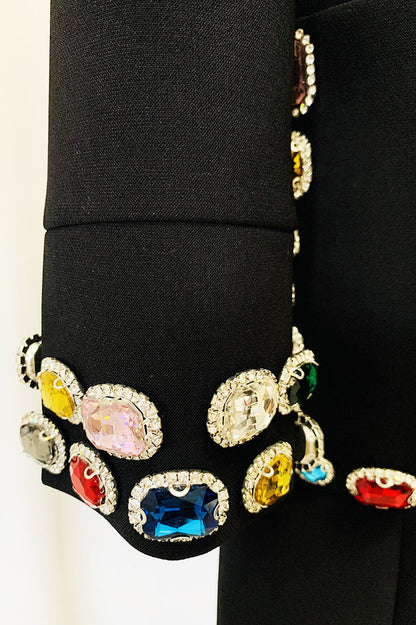 Slade Long Sleeve Rhinestone Embellished Dress