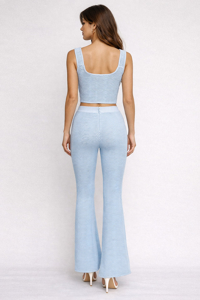 Ribbed Two Piece Jumpsuit