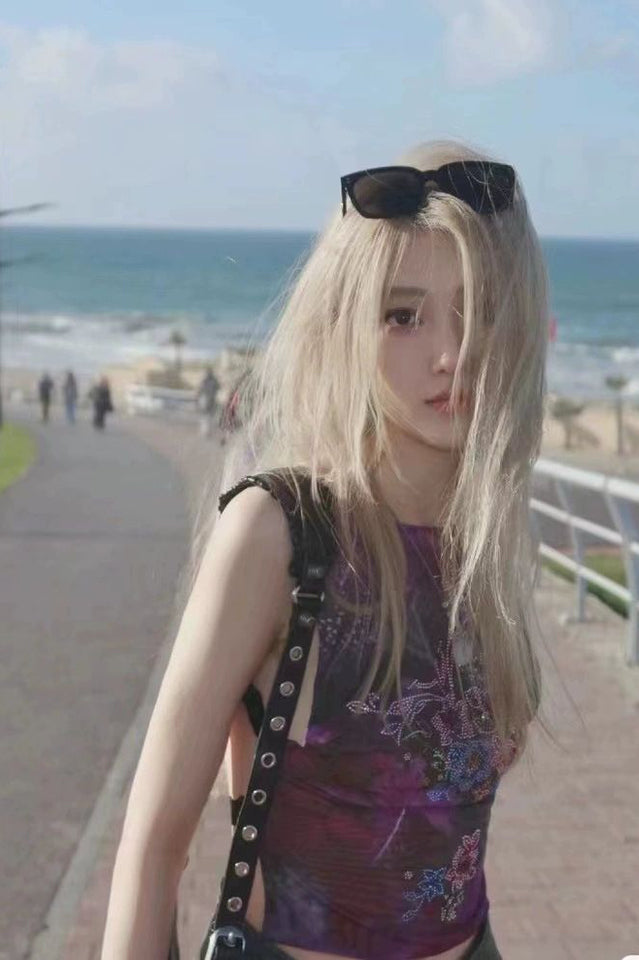 Hotfix Backless Mesh Top