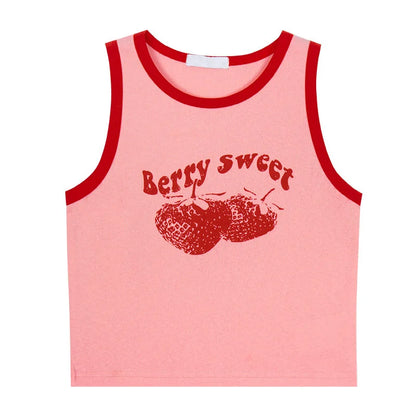Women Summer Tank Top | Vintage Print | Crop Top | Tee