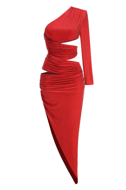 Caits Crystal Cutout Maxi Dress