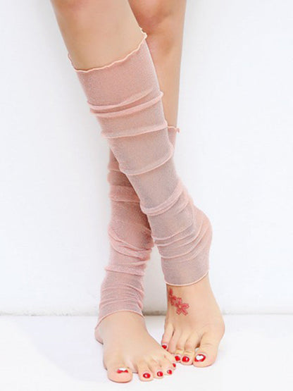 Sun Protection Mesh Solid Color Sleevelet