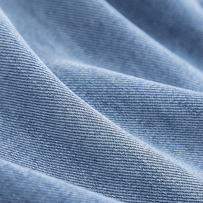 Lapel Denim Patchwork Design Jacket