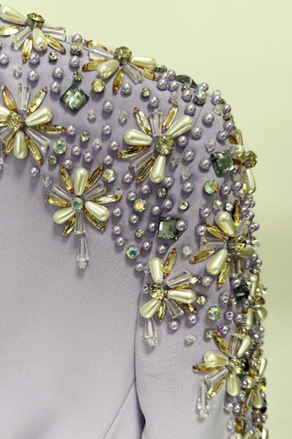 Abigail Embellished V-Neck Maxi Dress