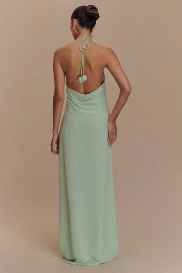 Rosalia Cowl Neck Maxi Dress
