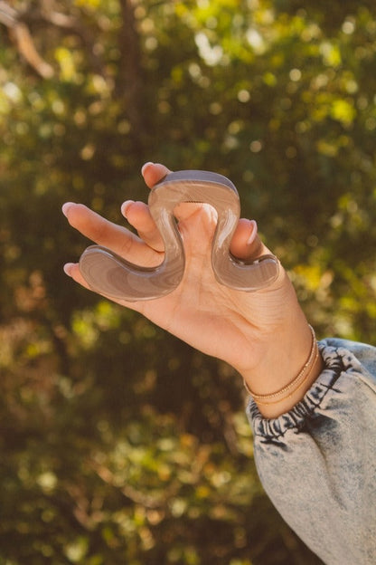 Swirly Fall Claw Clip