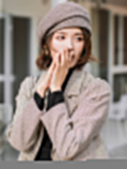 Personality Striped&Plaid Beret Hat
