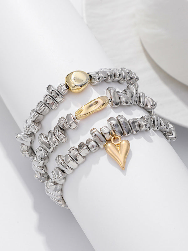 3 accessoires pour bracelets géométriques 