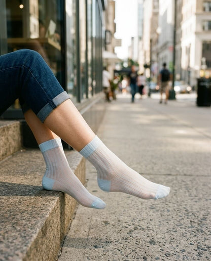 Soft Horizon Sheer Socks