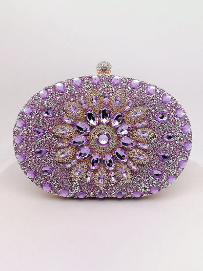 Geometric Shiny Split-Joint Bags Bags Accessories Handbags