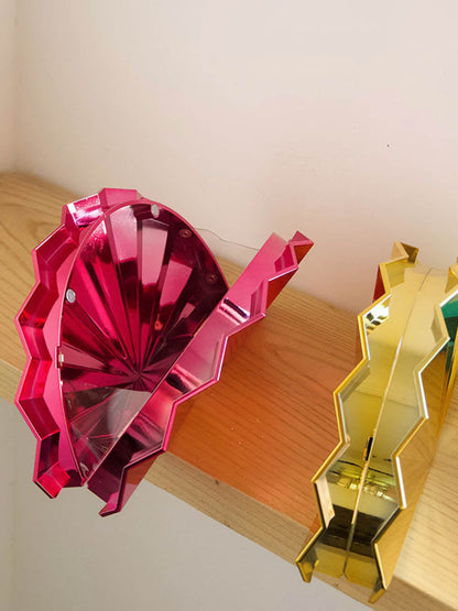 Solid Color Geometric Bags