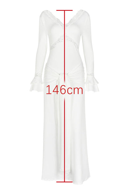 Electra Slinky Lace Maxi Dress