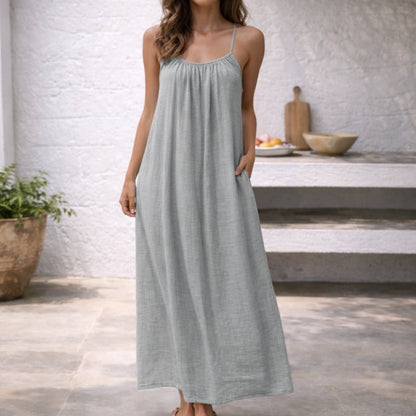 Lena | Women's Maxi Dress Spaghetti Strap Sundress
