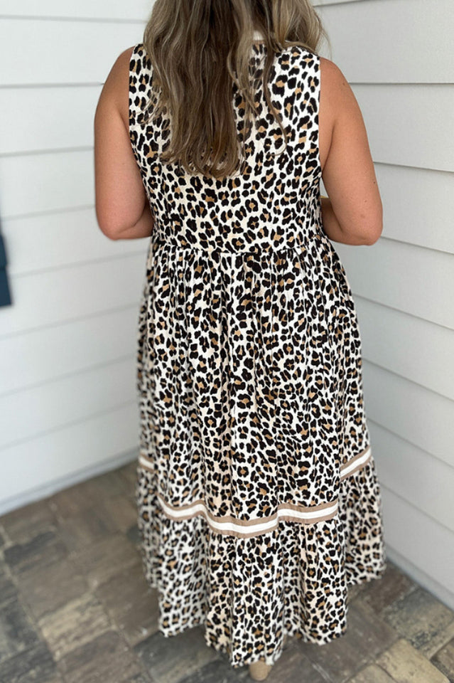 For The Love Of Leopard Midi Dress
