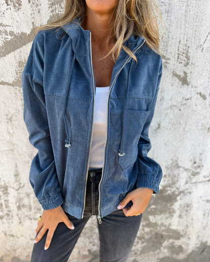 Cynthia™ | Hooded Zip Jacket