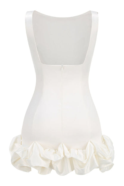 Backless Puff Dress