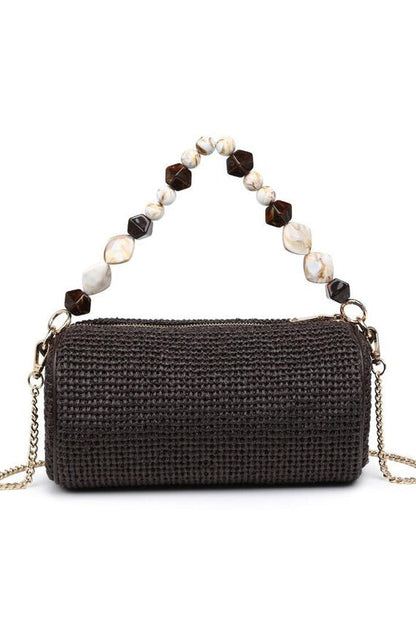 Rachel Straw Clutch