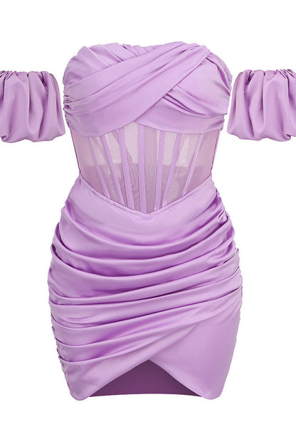 Ovica Mini Dress Lilac