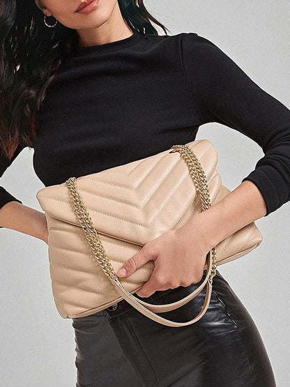 Chains Split-Joint Shoulder Bags Handbags