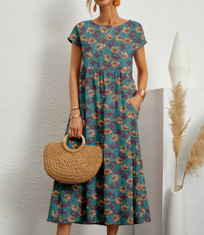 Deborah™ | Elegant Floral Dress