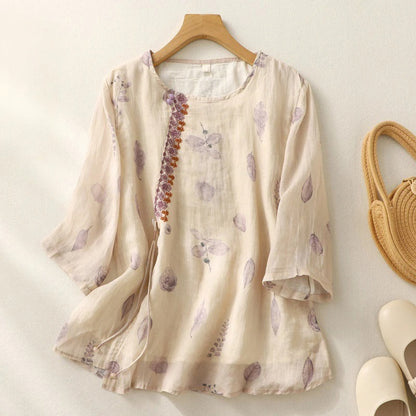 Noy™ | Floral Relaxed Blouse
