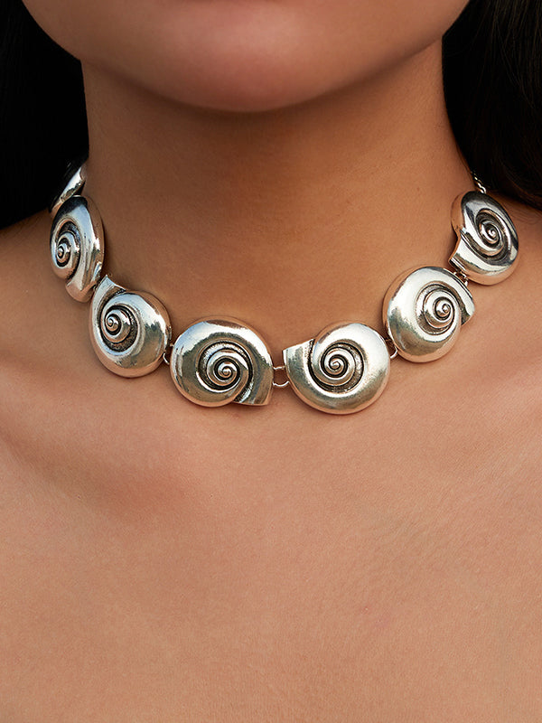 Geometric Necklaces Accessories SILVER One_size
