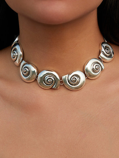 Geometric Necklaces Accessories SILVER One_size