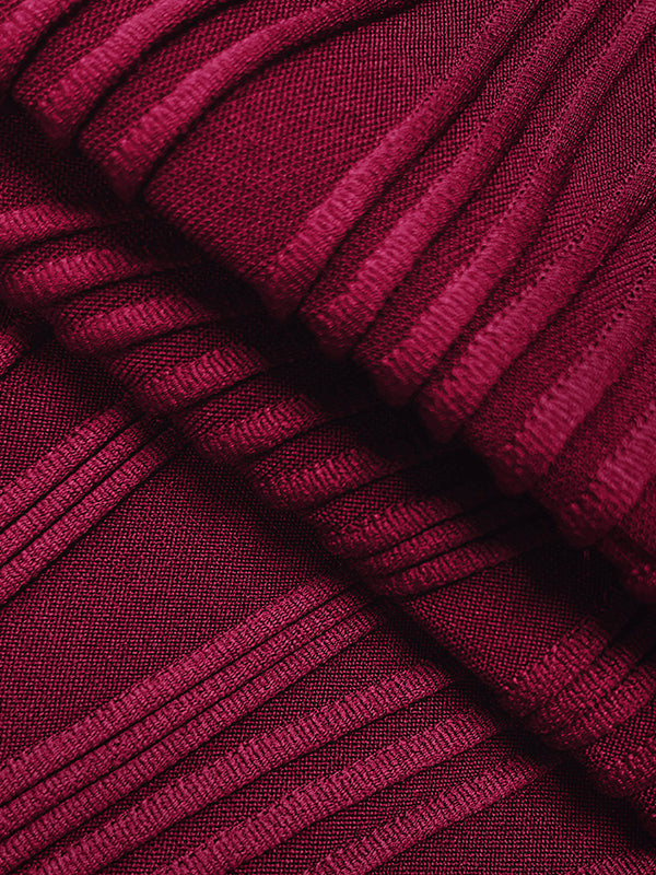 Long Sleeves Loose Solid Color Round-Neck T-Shirts