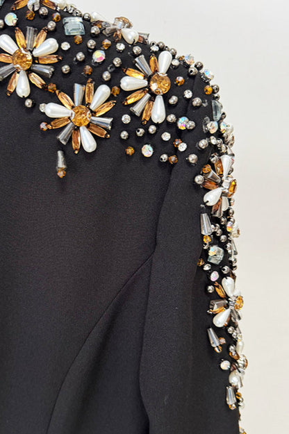 Abigail Embellished V-Neck Maxi Dress
