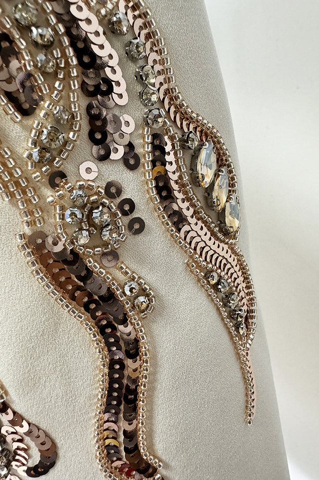 Kallie Sequin Embellished Blazer Mini Dress