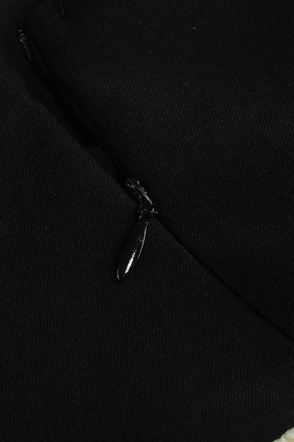 Spiral Lapel leeveless Maxi Dress