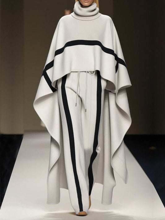 Loose Drawstring Striped Casual Pants Bottoms Trousers