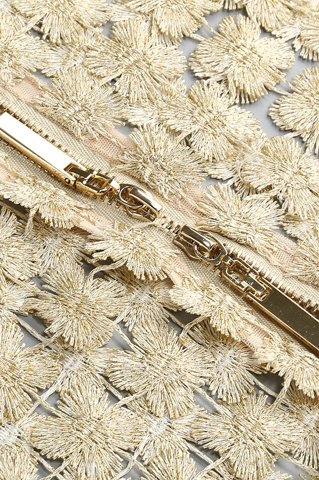 Saia Champagne Crochet Set