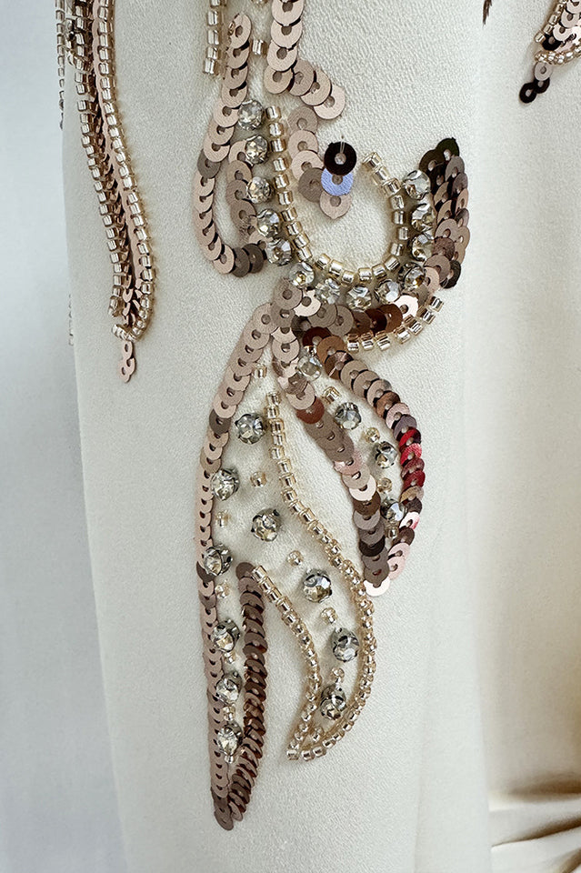 Kallie Sequin Embellished Blazer Mini Dress