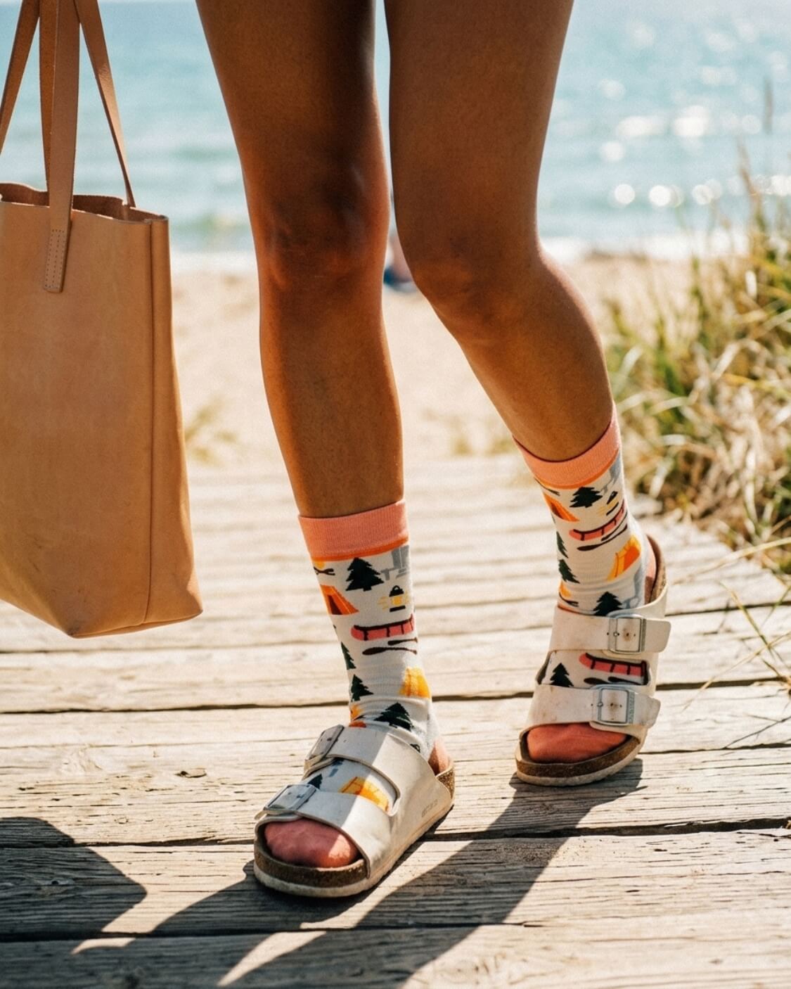 Crew Socks, Happy Camper