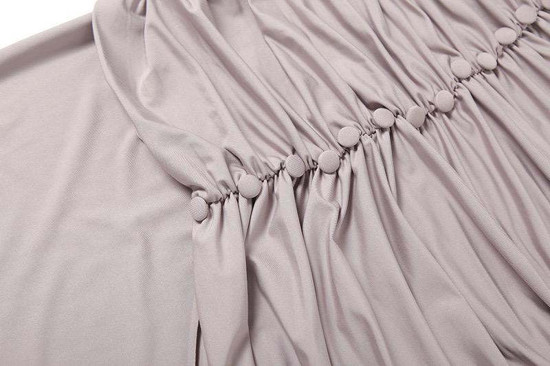 SOFIA Long Sleeve High Neck Maxi Dress