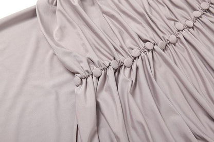 SOFIA Long Sleeve High Neck Maxi Dress