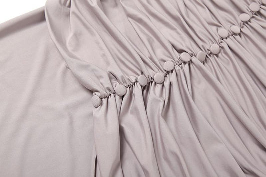 SOFIA Long Sleeve High Neck Maxi Dress