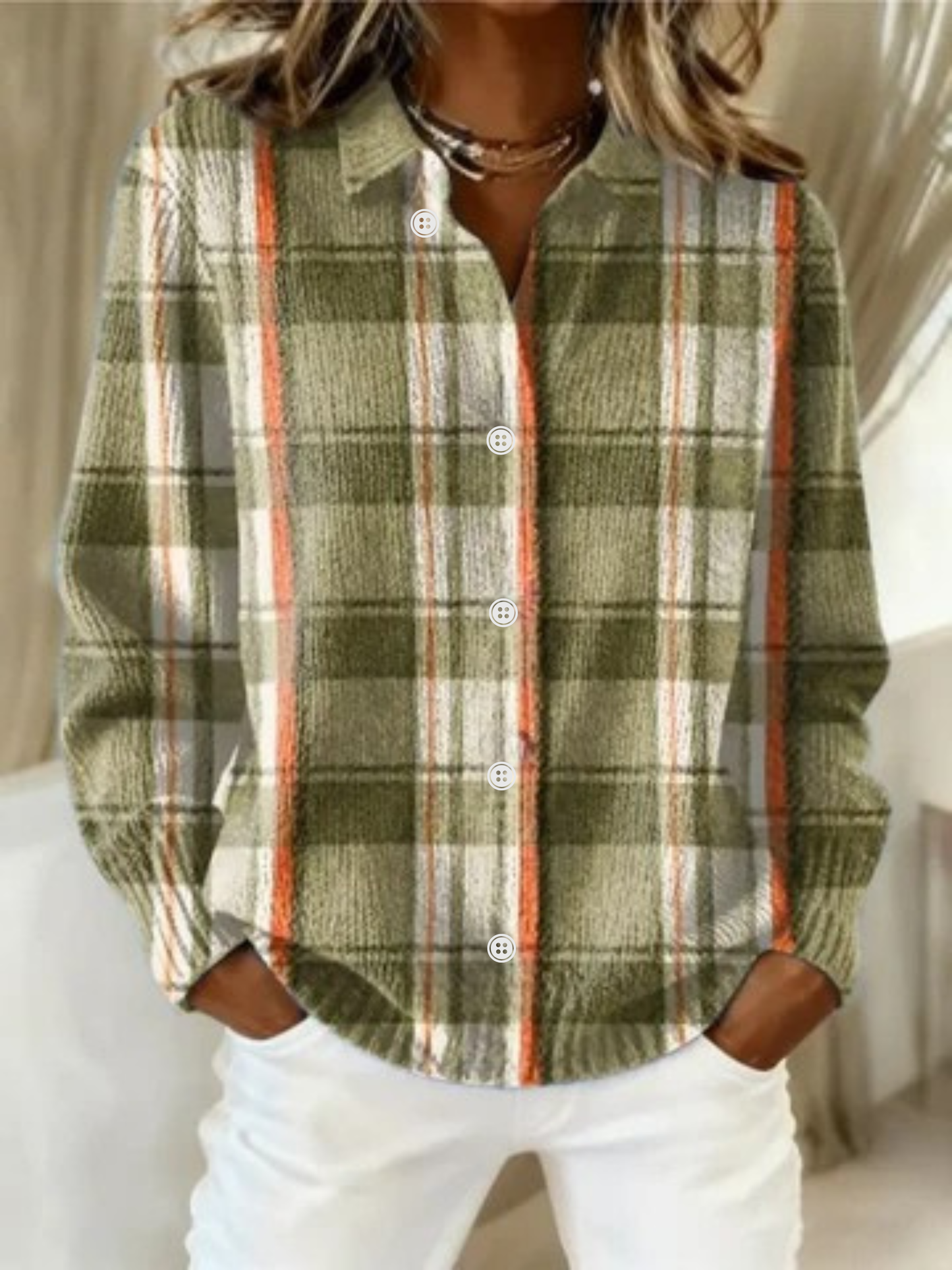 Marissa™ | Checkered Blouse