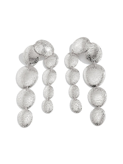 Geometric Tasseled Drop Earrings Necklaces Accessories