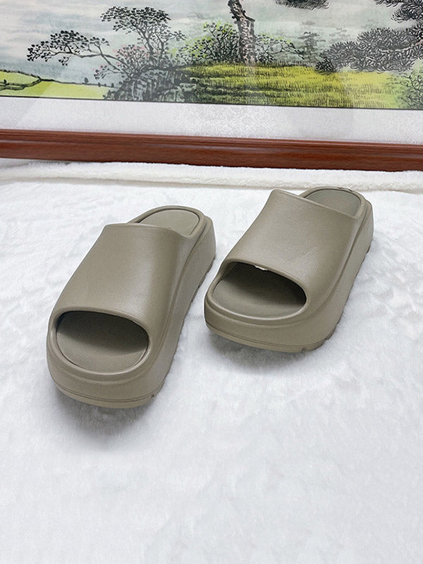 Open Toe Platform Shoes Slippers