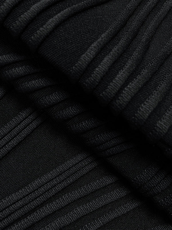 Long Sleeves Loose Solid Color Round-Neck T-Shirts