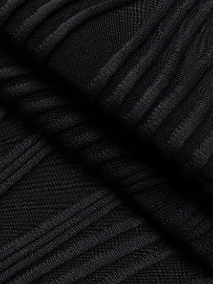 Long Sleeves Loose Solid Color Round-Neck T-Shirts